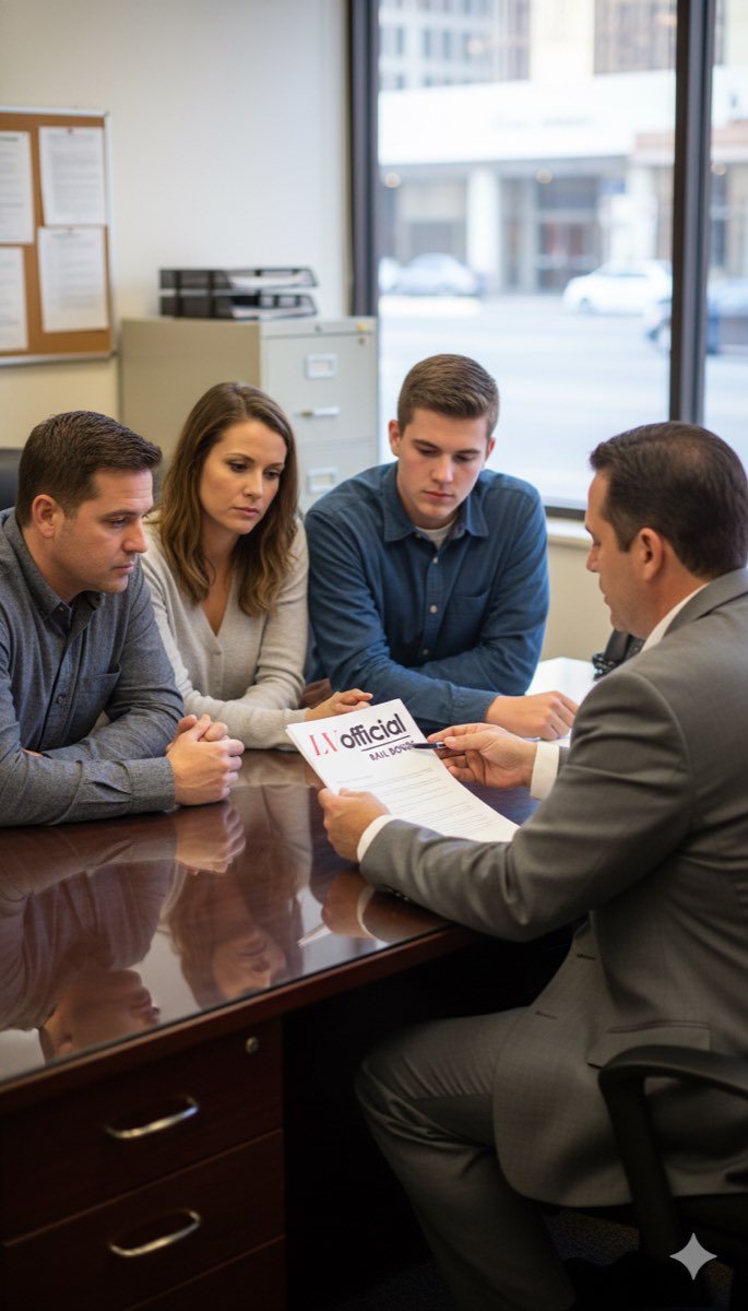 Bail bond consultation with a Las Vegas Official Bail Bonds agent